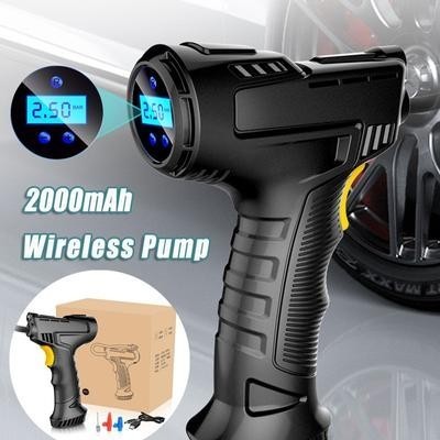 Беспроводной надувной насос 120W Аккумуляторный воздушный компрессор Портативный воздушный насос Циф