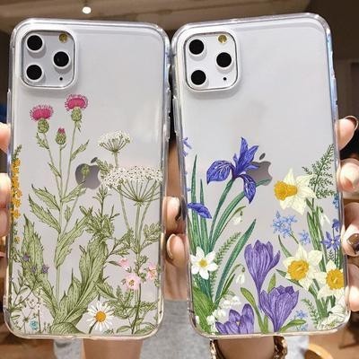 Цветы Женщины Чехол для телефона для iPhone 13 12 11 XS Max X Samsung Galaxy A12 S9 A52s A52 A72 A32
