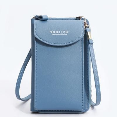 Мода Мобильный телефон Сумка плечо Женщины PU Кожа Crossbody Сумка 2022 Новая сумка Держатель карты
