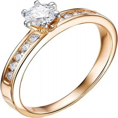 Помолвочное золотое кольцо Vesna jewelry 11674-151-00-00 c бриллиантами