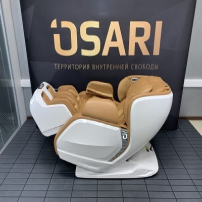 Массажное кресло OSARI GALAXY 4D цвет коричнево-белый