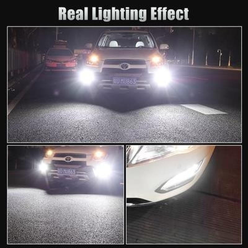 Светодиодные автомобильные противотуманные фары H11 Led H7 H8 9005 9006 HB4 HB3 DC12-24V 6000K