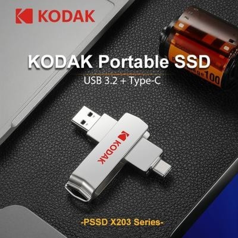 X203 USB3.2 Mini Metal PSSD 256 ГБ 2 в 1 Внешний твердотельный накопитель 128 ГБ 512 ГБ 1 ТБ Для ноу