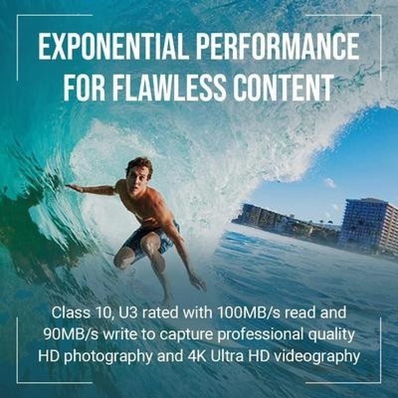 Micro SD карта памяти HP, U3, A1