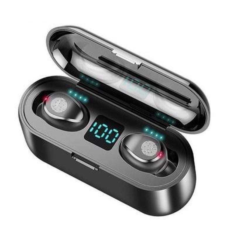 Беспроводные стерео наушники со светодиодным дисплеем, Bluetooth F9 5.0 Earbuds
