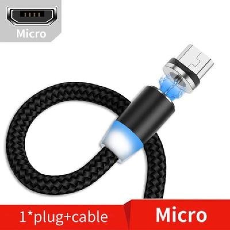 Магнитный зарядный кабель Micro USB для мобильного телефона Samsung Android