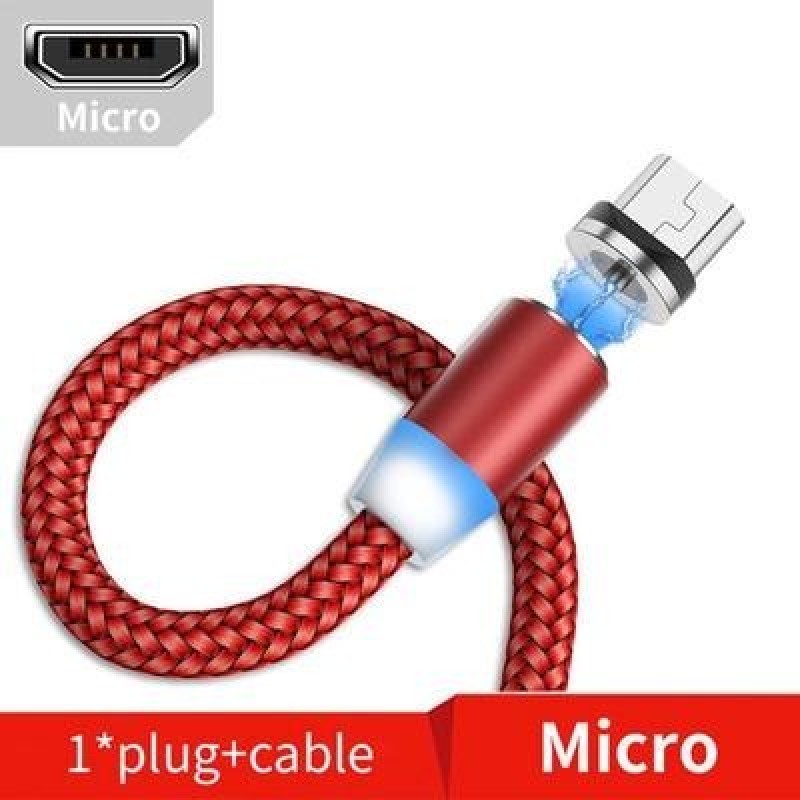 Магнитный зарядный кабель Micro USB для мобильного телефона Samsung Android