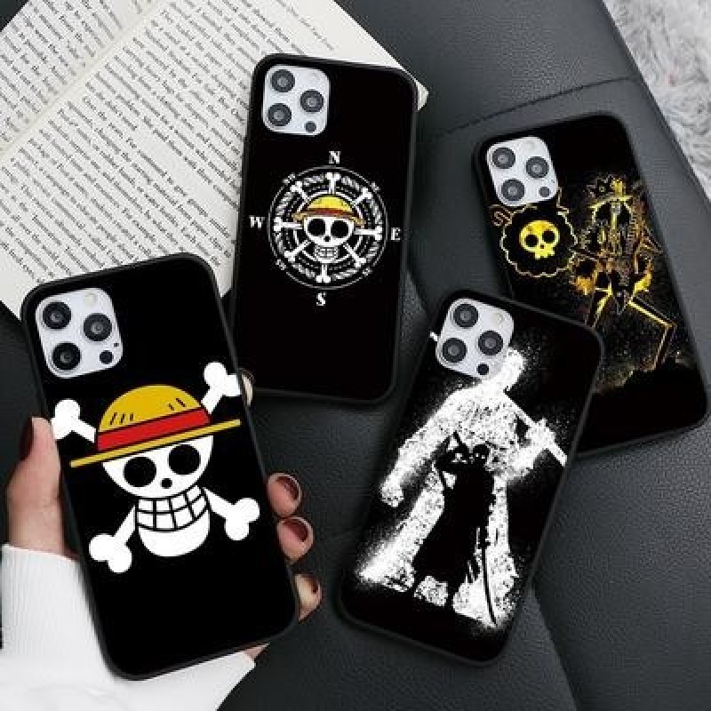 Пират череп Аниме ONE PIECE Чехол для телефона для iPhone 13 12 11 Pro Max XR XS Max Xiaomi Mi 11 10