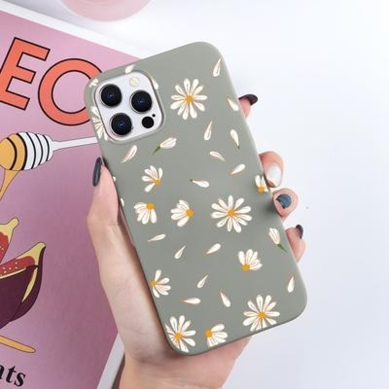 Цветы Маленький Ромашка Чехол для телефона для iPhone 11 13 12 Pro Max 8 7 6 XS Max XR Samsung Galax