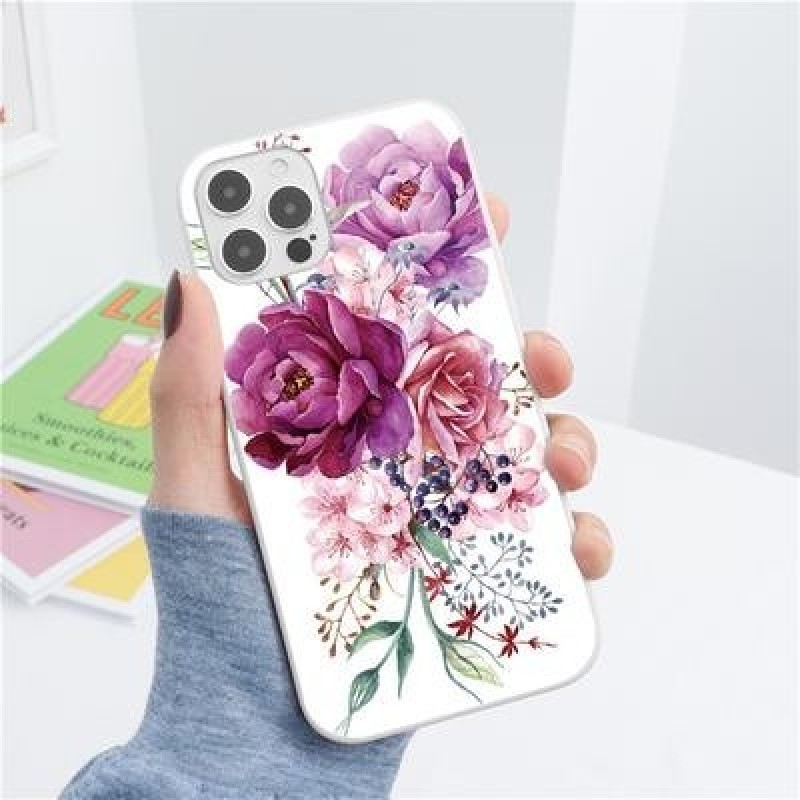 Daisy Цветок Мягкий чехол для iPhone 13 12 11 Pro Max XR X Samsung A52 A32 A50 A51 S21 A12 Huawei P3