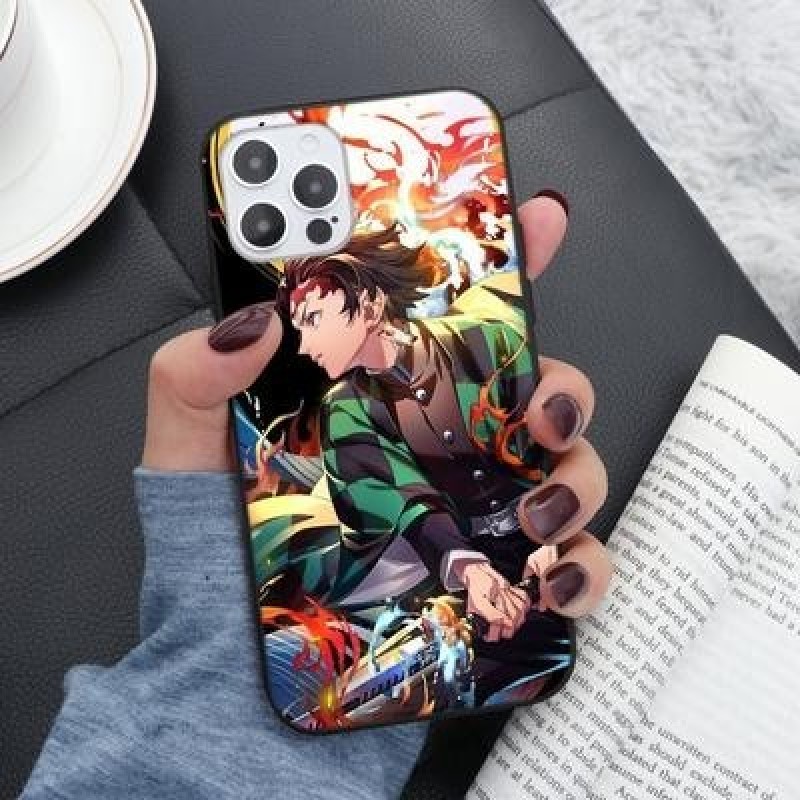 Ghost Slayer Мягкий чехол для телефона для iPhone 13 14 12 11 Pro Max 8 Samsung A52 A53 A51 A50 A12
