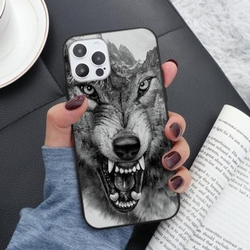 Tiger Lion Мягкий чехол для телефона для iPhone 14 13 12 11 Pro XS Max X Samsung A52 A53 A51 A50 A13