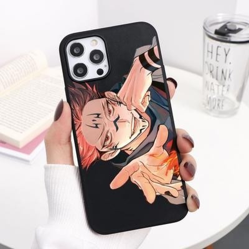 Мультфильм Джиу-джитсу Кайсен Аниме Чехол для телефона для iPhone 13 12 11 Pro Max 8 7 Samsung Galax