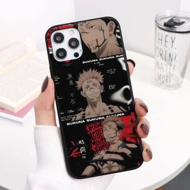 Мультфильм Джиу-джитсу Кайсен Аниме Чехол для телефона для iPhone 13 12 11 Pro Max 8 7 Samsung Galax