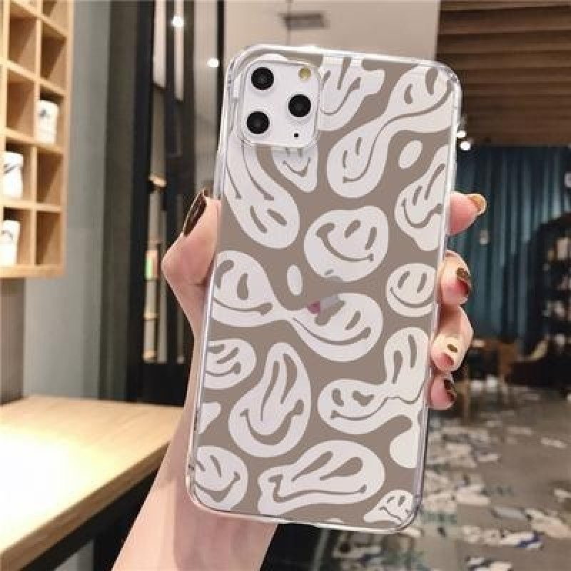 Забавная улыбка Пара Прозрачный чехол для телефона для iPhone 13 12 11 X Xiaomi Redmi Note 11 10 9 8