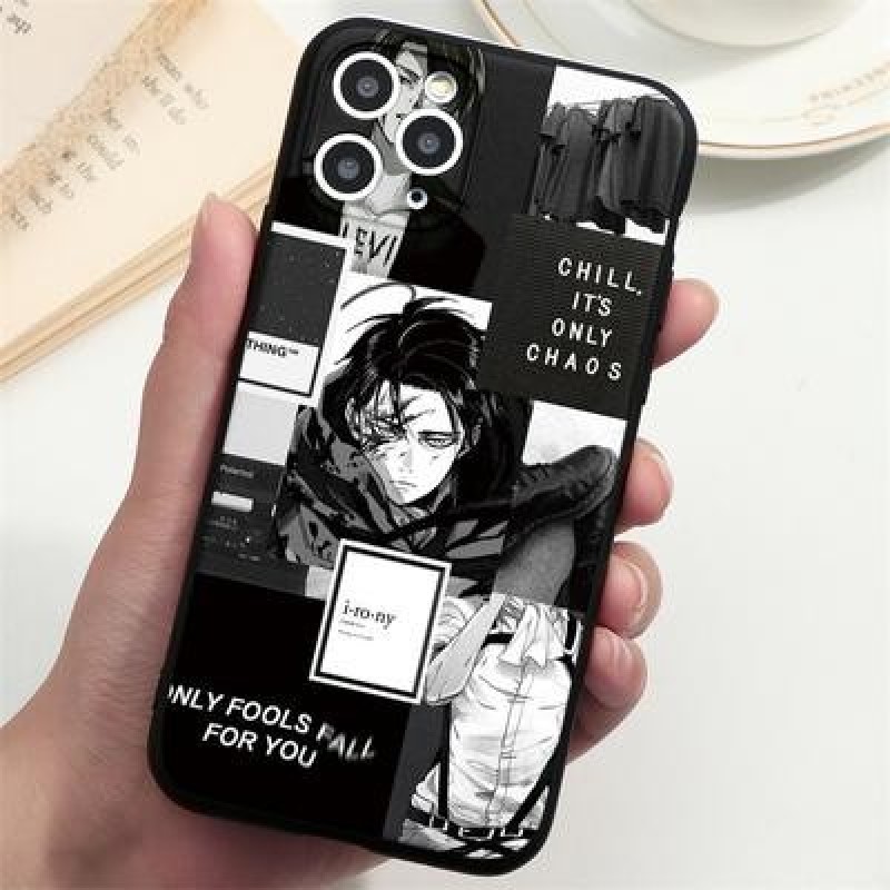 Аниме Атака на Titan Мягкий чехол для Samsung A52 A32 A50 A51 S21 iPhone 12 11 Pro Max X XR Huawei P