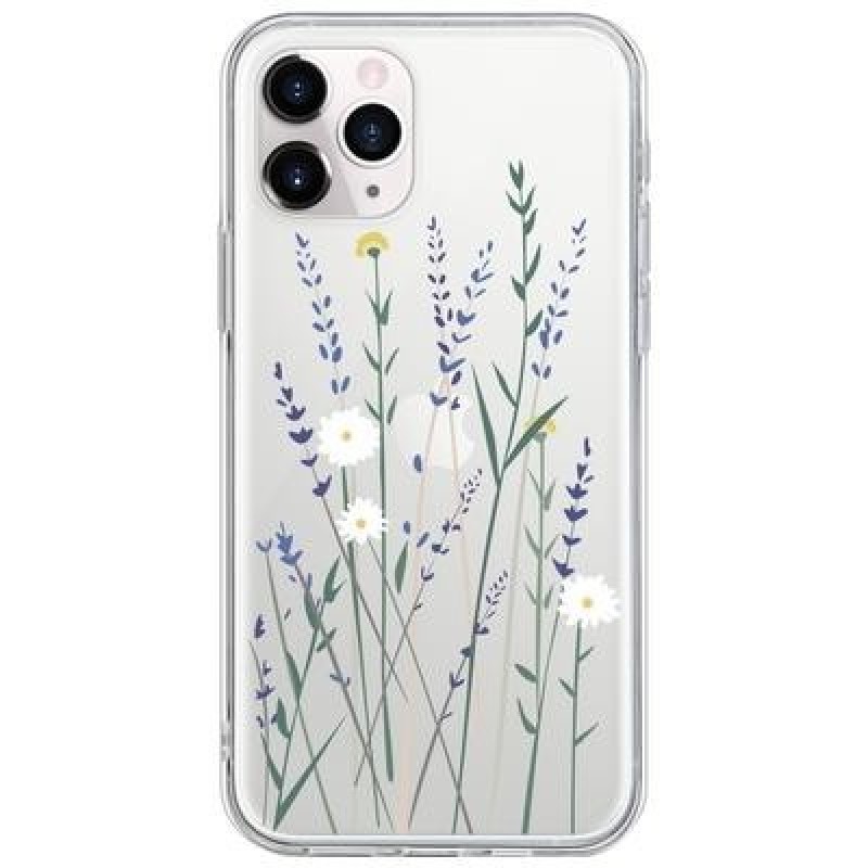 Цветочный прозрачный чехол для телефона для iPhone 12 mini 11 Pro X XR XS Max 8 7 6 Plus SE 2020 Xia