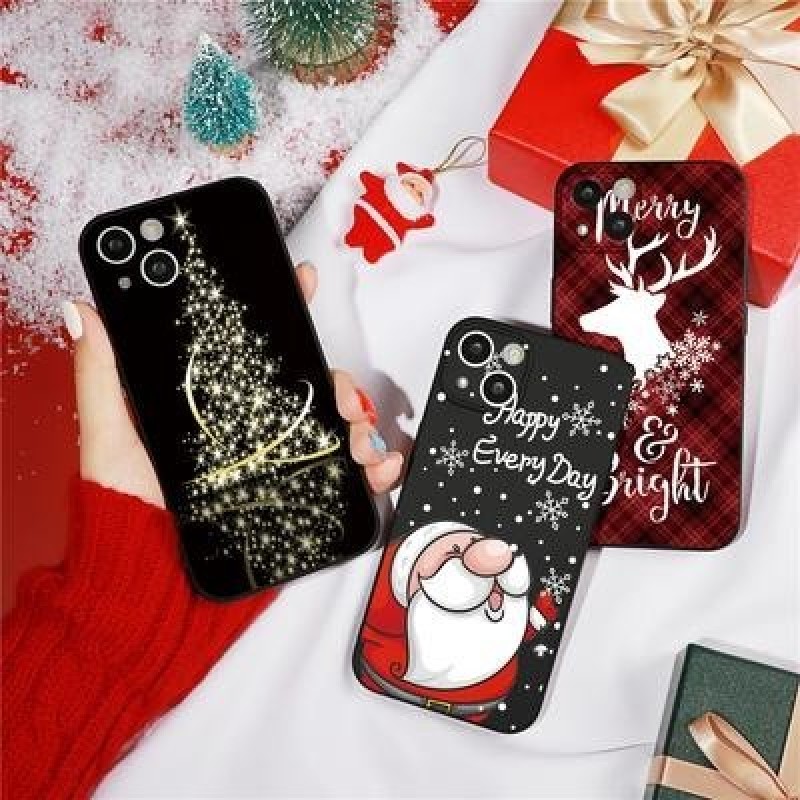 Рождественская елка Санта Лось Чехол для телефона для iPhone X XR XS 11 12 13 Pro Max Xiaomi Redmi N