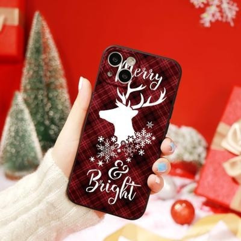 Рождественская елка Санта Лось Чехол для телефона для iPhone X XR XS 11 12 13 Pro Max Xiaomi Redmi N