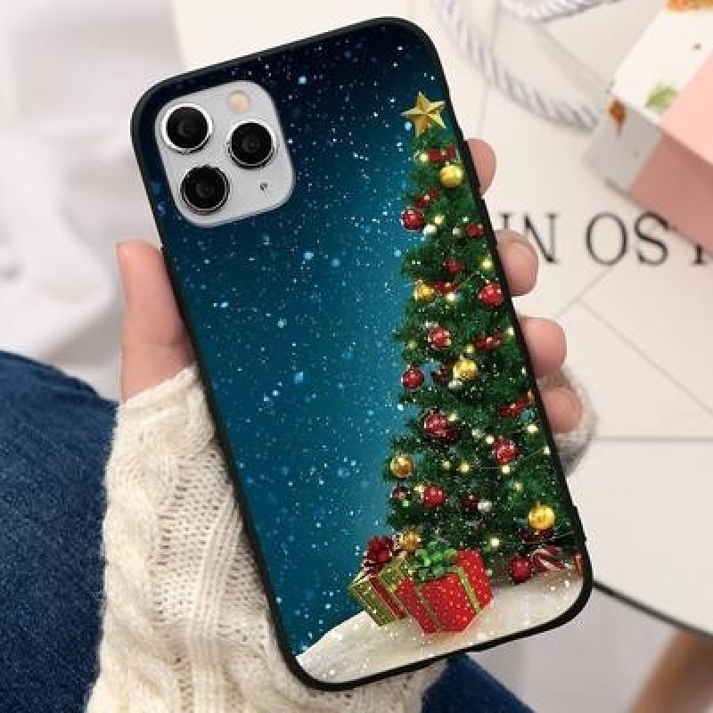 Мода Рождественская подарочная елка Чехол для телефона для iPhone 13 12 11 Pro Max XS Xiaomi Mi 11 R