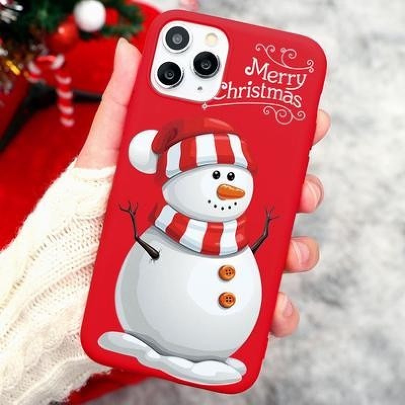 Счастливого Рождества Медведь Олень Чехол для телефона для iPhone 14 Plus 13 12 11 Pro X XR XS Max 8