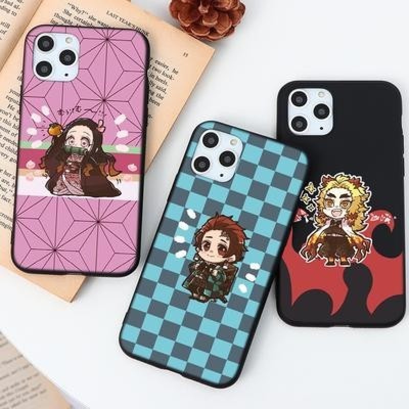 Аниме Демон Убийца Чехол для телефона для iPhone 12 13 мини 11 Pro Max XS Max XR 6 7 8 Plus Xiaomi M