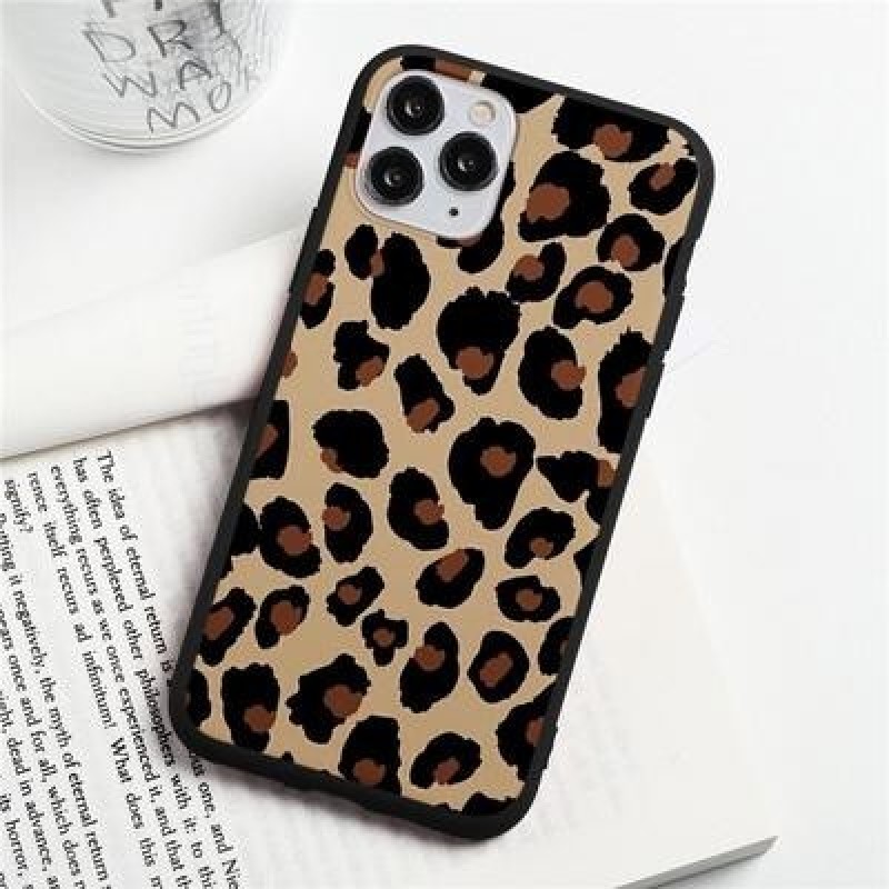 Чехлы для телефонов для iPhone 14 Plus 13 11 12 Pro Max Mini X XR XS Max 6s 8 7 Plus SE 2020 Леопард