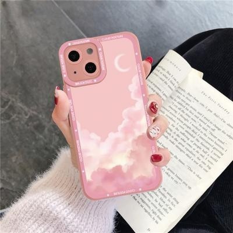 Модный облачный чехол для iPhone 14 13 12 11 Pro Max Samsung Galaxy A52 S22 A50 A53 A32 A13 Plus Xia