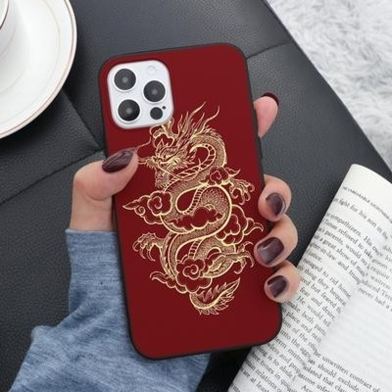 Мультфильм Dragon Soft Чехол для iPhone 12 11 Pro Max XR 7 X Samsung A52 A32 A50 A51 S21 A12 A71 A72