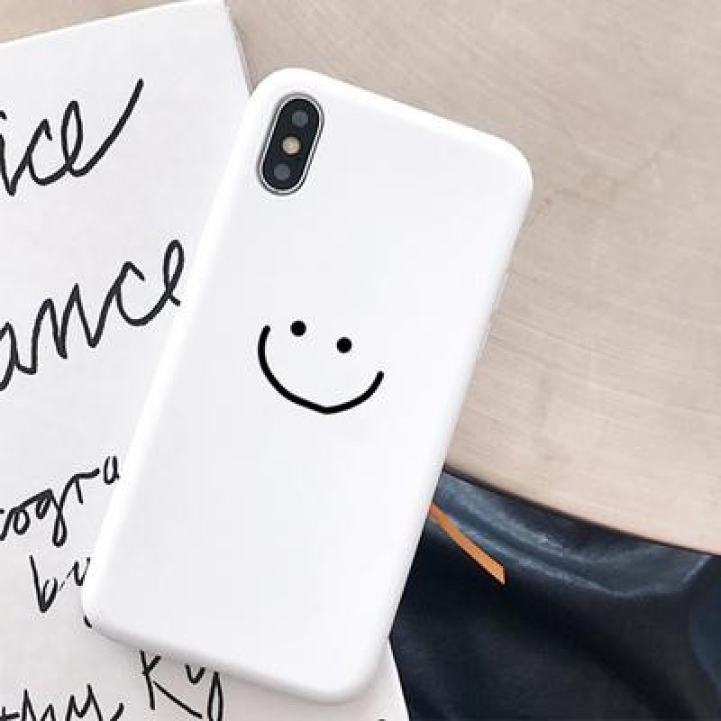 Мода Простая улыбка Лицо Чехол для iPhone 14 13 12 11 Pro Max Xiaomi Mi 11T Redmi Note 11 Lite 10 9