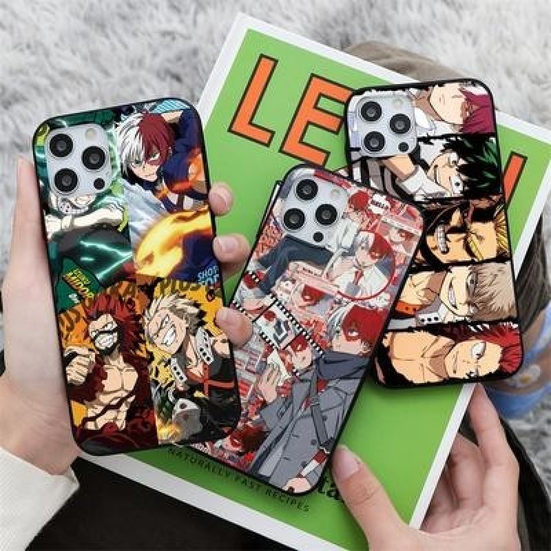 My Hero Academia Мягкий чехол для iPhone 12 11 Pro Max XR 7 Samsung A52 A32 A50 A51 S21 A12 A72 A71
