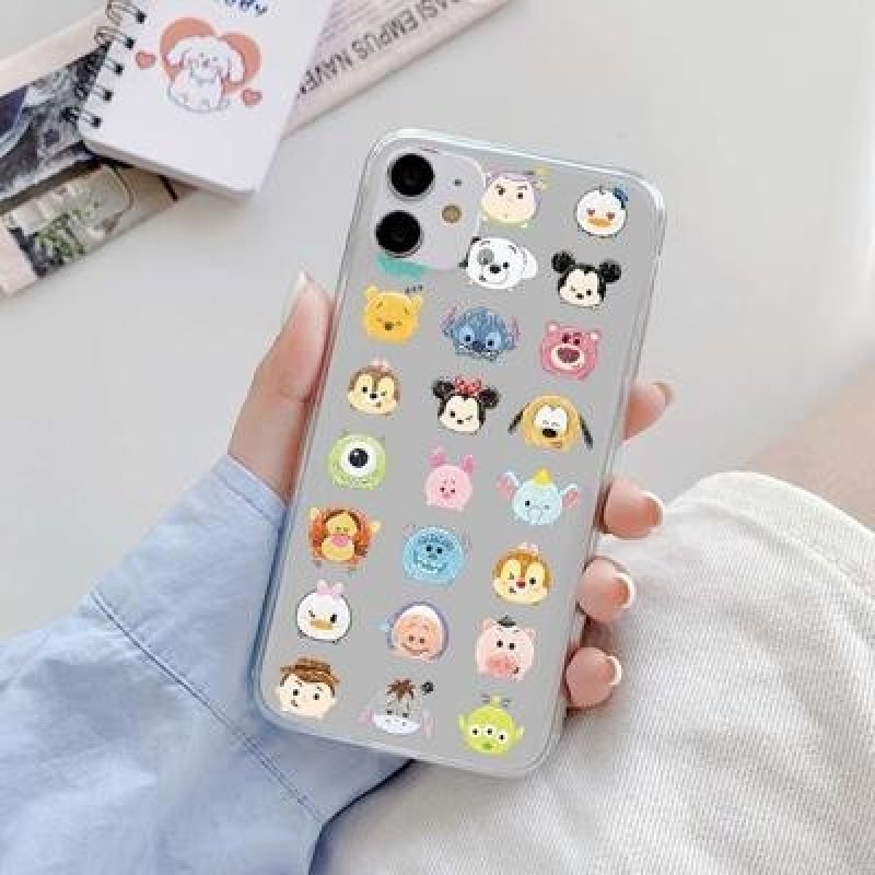 Симпатичный мультяшный чехол для iPhone 14 13 12 11 Pro Max SE 2020 7 Xiaomi Mi 12T 11T Redmi Note 1