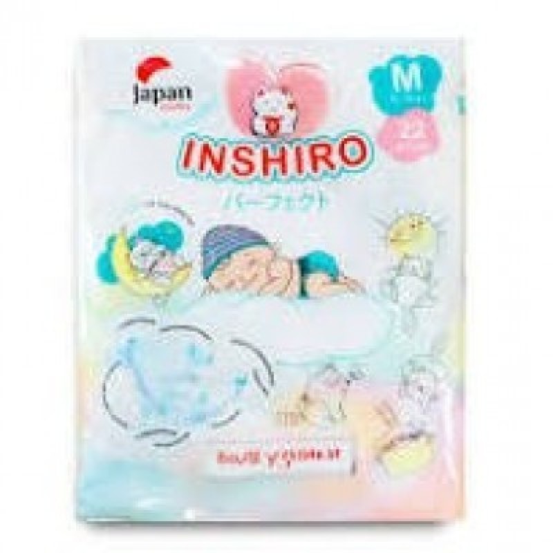 Подгузники INSHIRO размер M 6-11 кг 22шт, гипоаллергенные дышащие супер тонкие трусики для детей