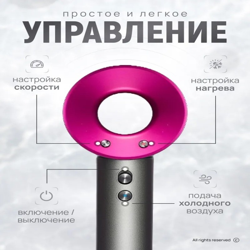 Super hair dryer / Профессиональный фен для волос（2 шт）